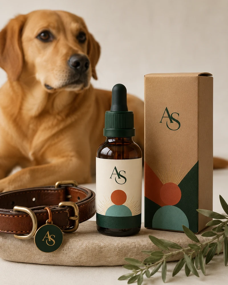 CBD American Shaman pet CBD oil, treats and balm collection