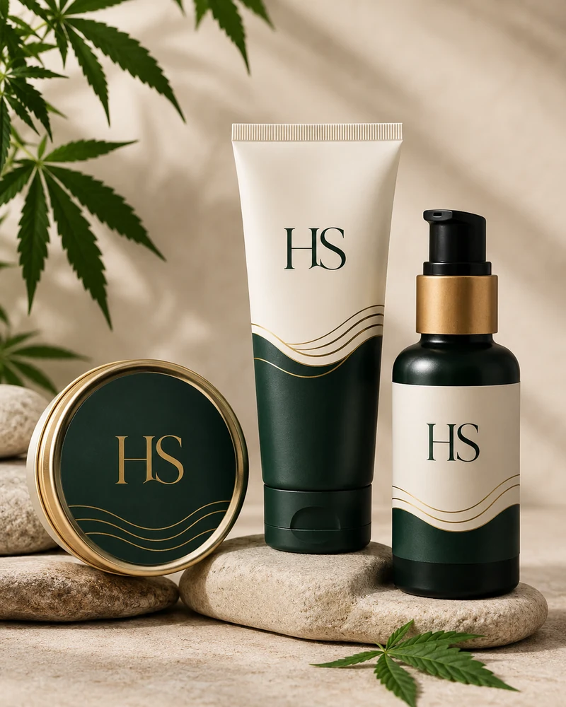 Headshop.com curated CBD and THC topical assortment